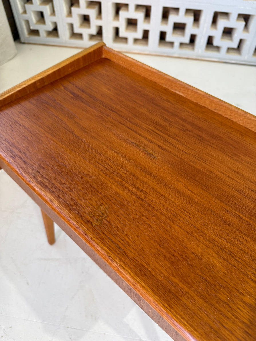 Swedish Bedside Table in Teak