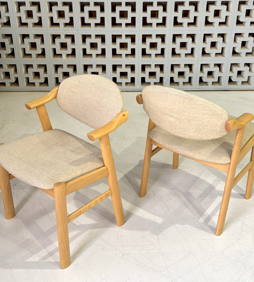 Six Schou Andersen Dining Chairs in Beech