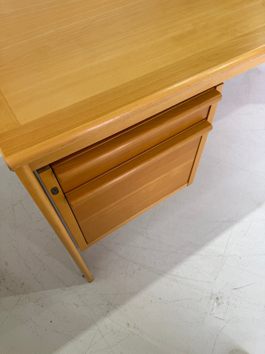 Swedish Executive Desk in Beechwood
