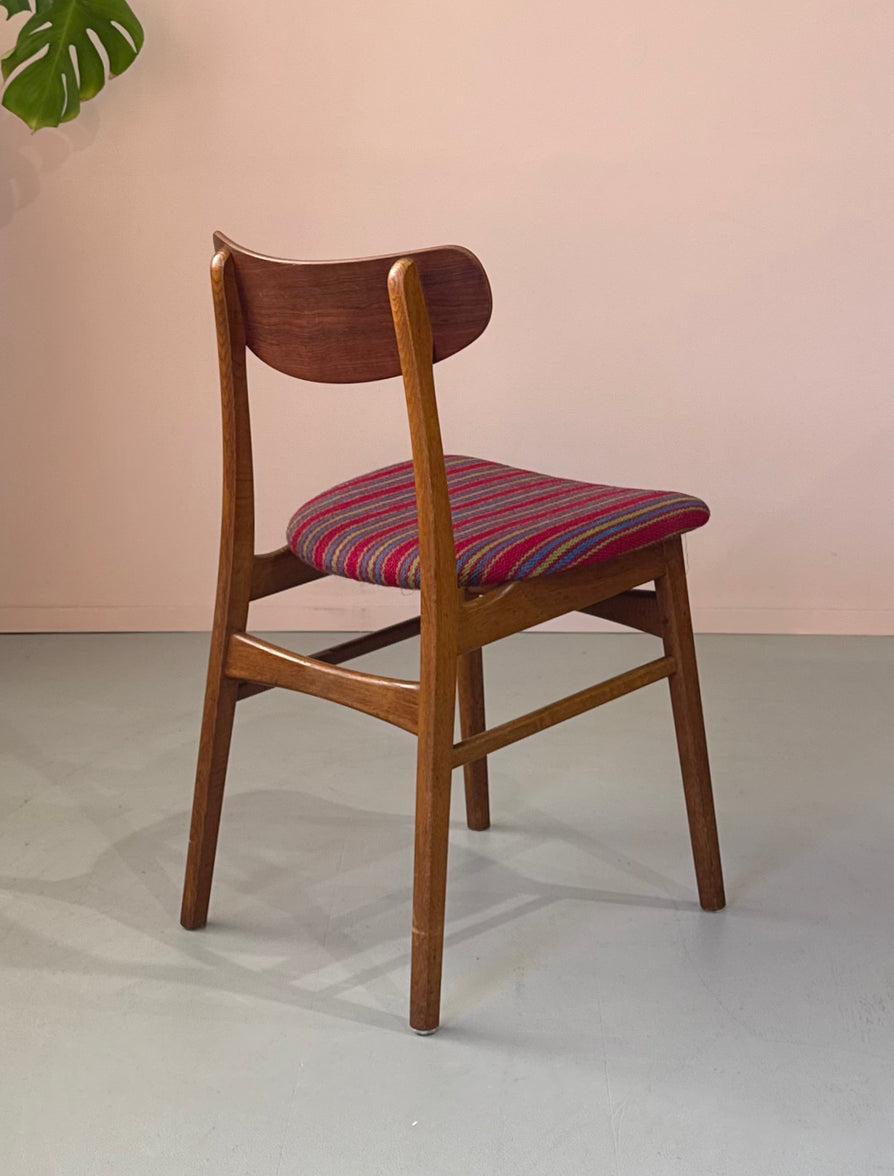 Four Jelly Bean Danish Dining Chairs