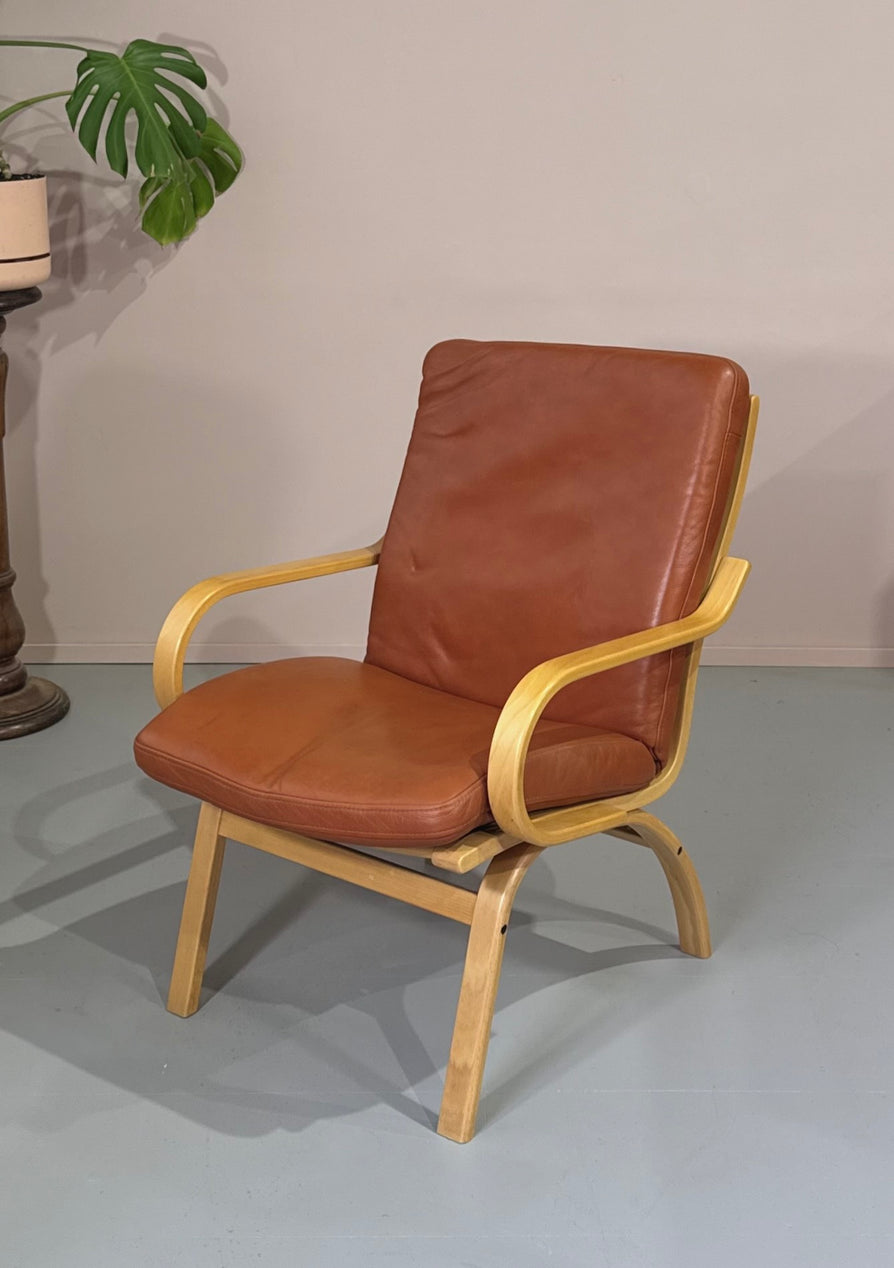 Danish Bentwood Lounge Chair