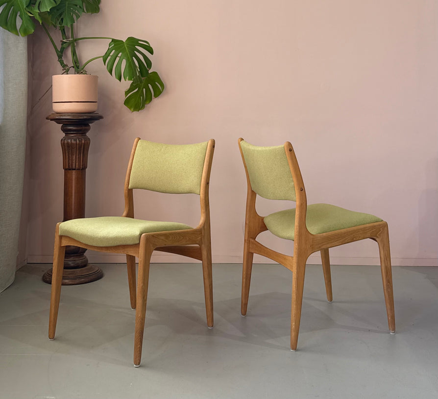 Four Danish Dining Chairs in Oak