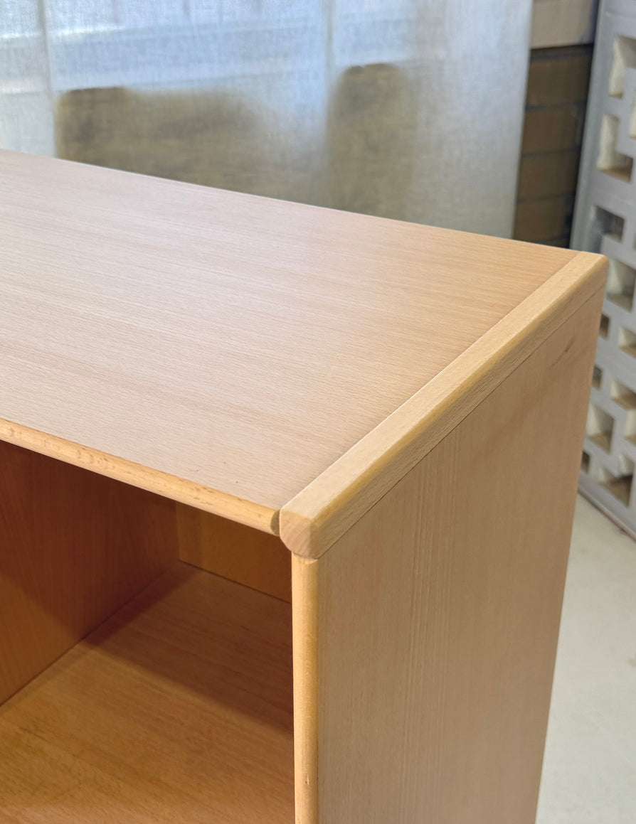 Danish Bookcase / Record Cabinet in Beechwood