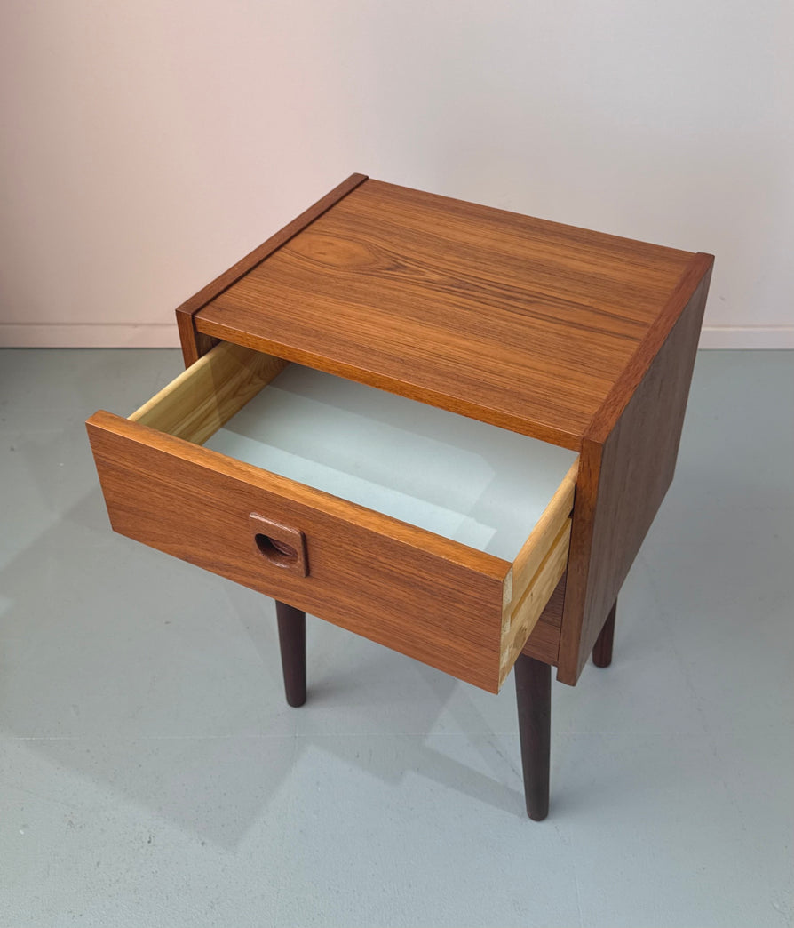 Danish Bedside Table in Teak