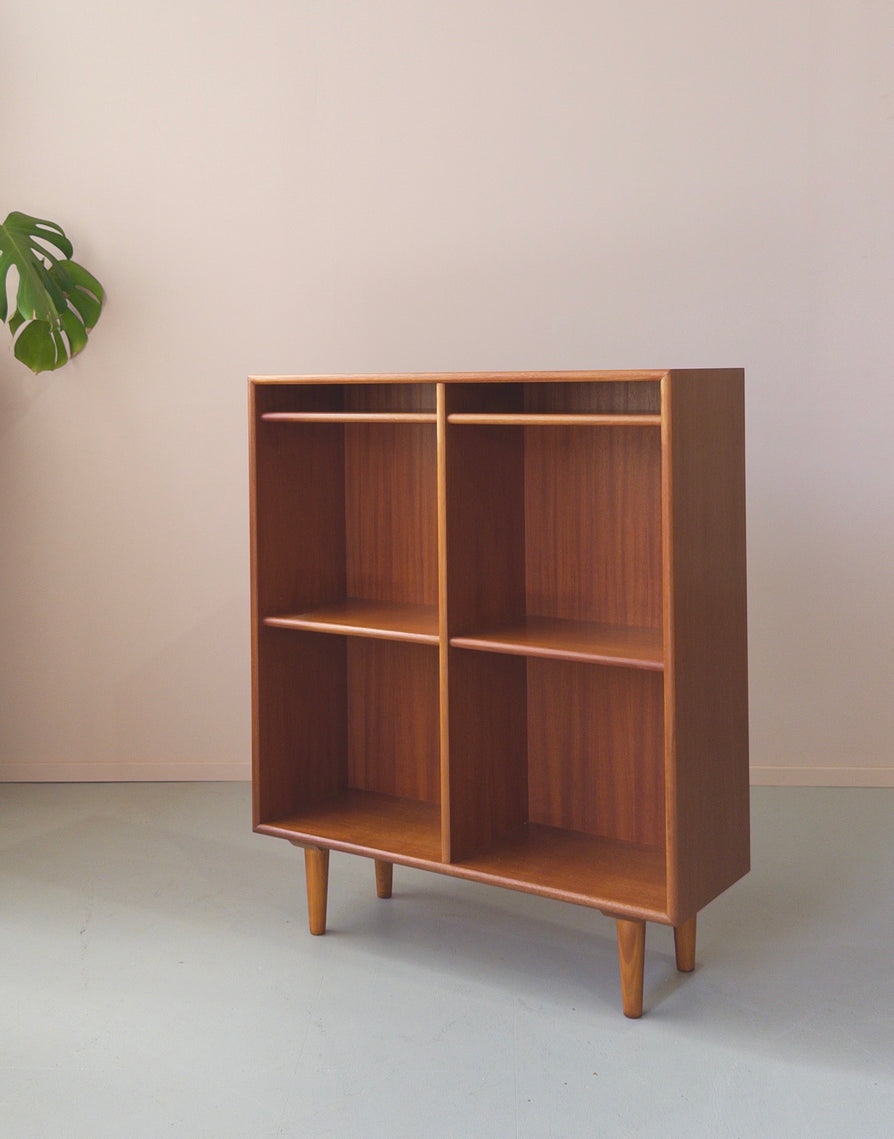 Mid-sized Danish Bookcase in Teak