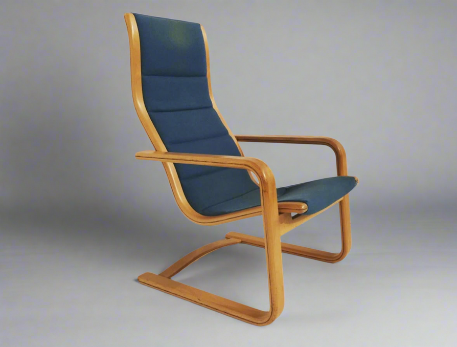 Yngve Ekström Lamello Chair and Footstool