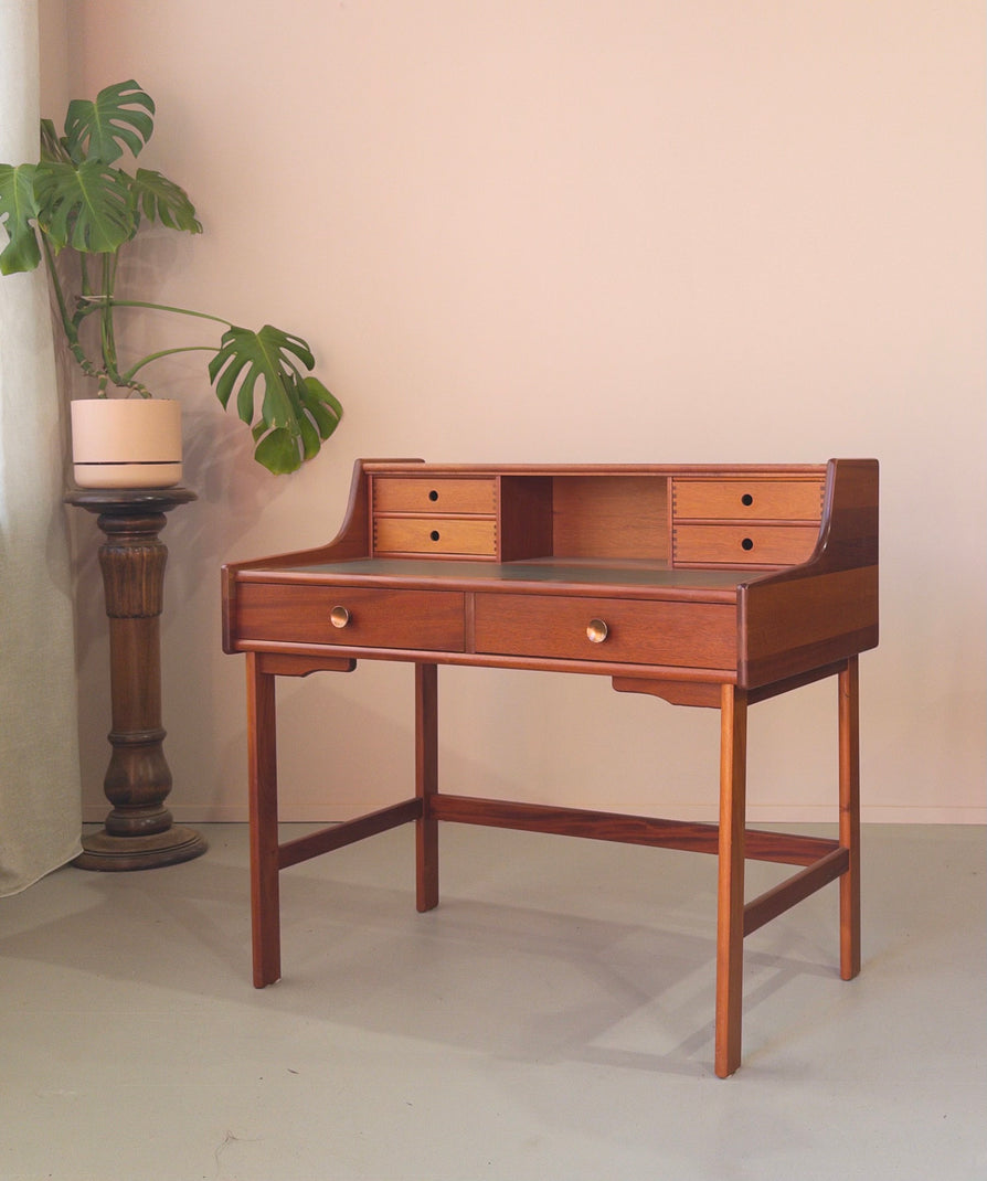 Danish Secrétaire / Bureau  Desk Unit in Teak