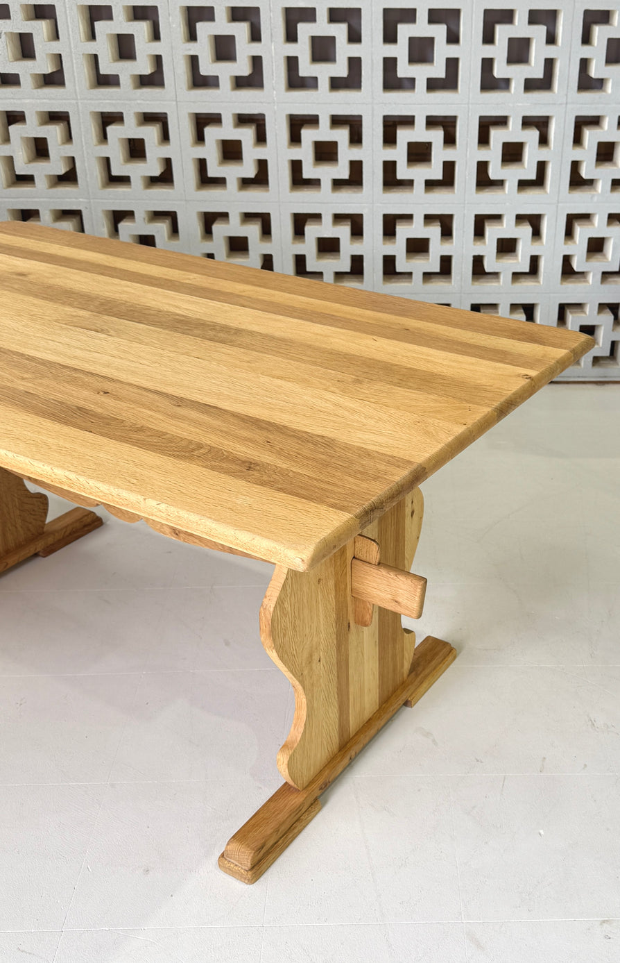 Danish Farmhouse Kitchen Table / Desk in Oak