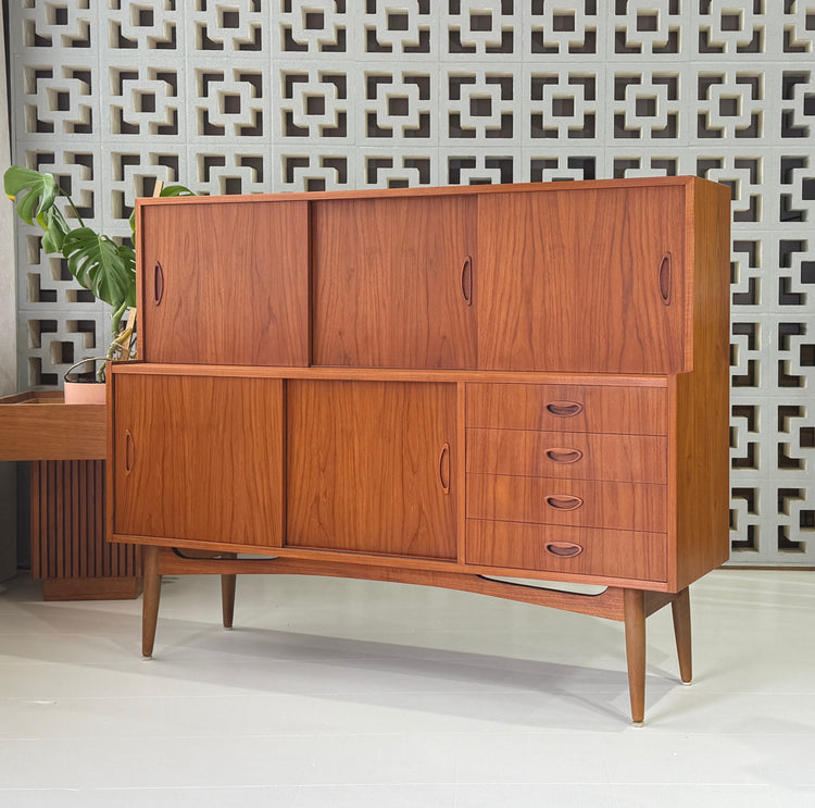 Danish Highboard in Teak