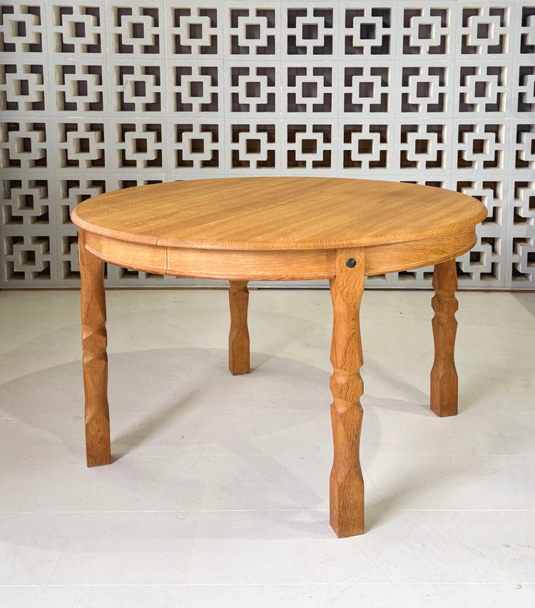 Large Henning Kjærnulf Dining Table in Oak