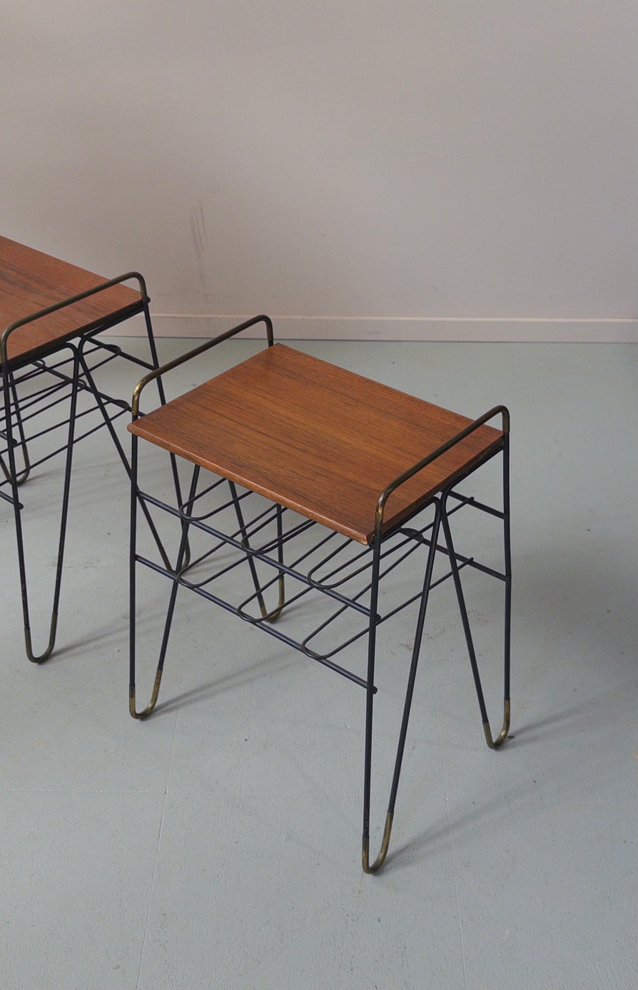 Pair of 1950s Danish Bedside Tables