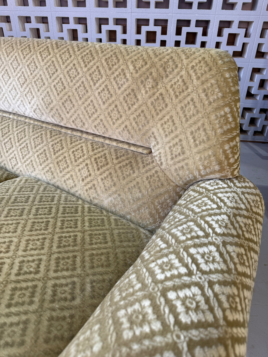 Kurt Østervig Model 14 Sofa in Original Velvet