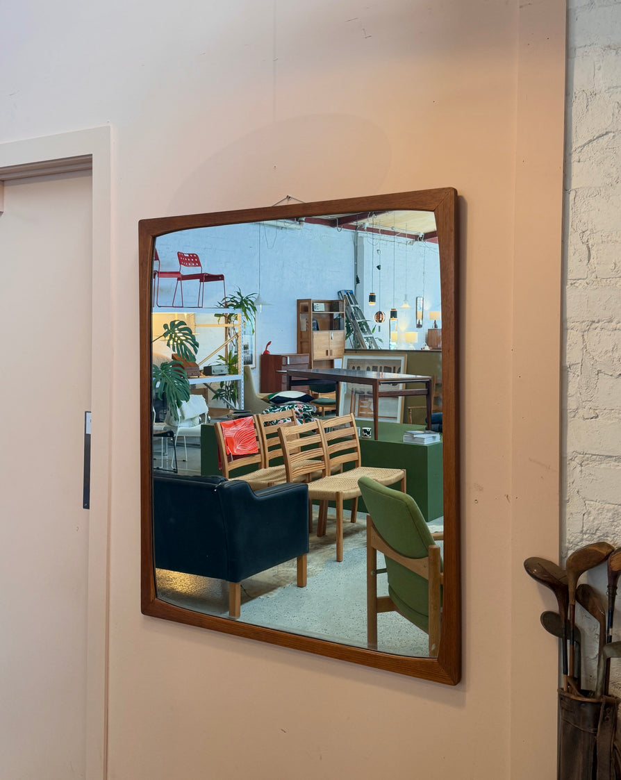Large Mid-Century Wall / Mantle Mirror