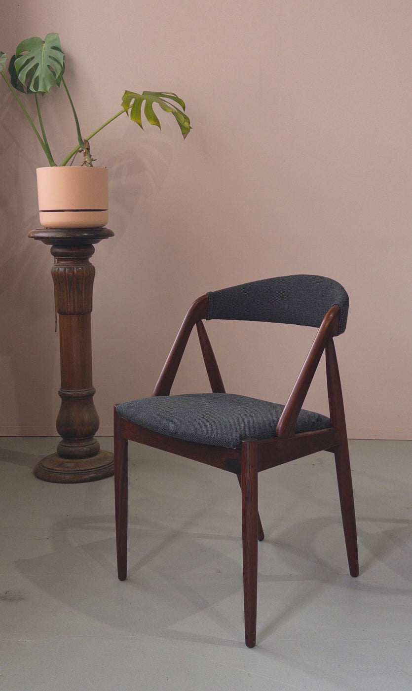 Four Kai Kristiansen #31 Dining Chairs in Kvadrat Wool