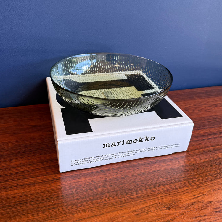 Marimekko Syksy Serving Bowl in Olive