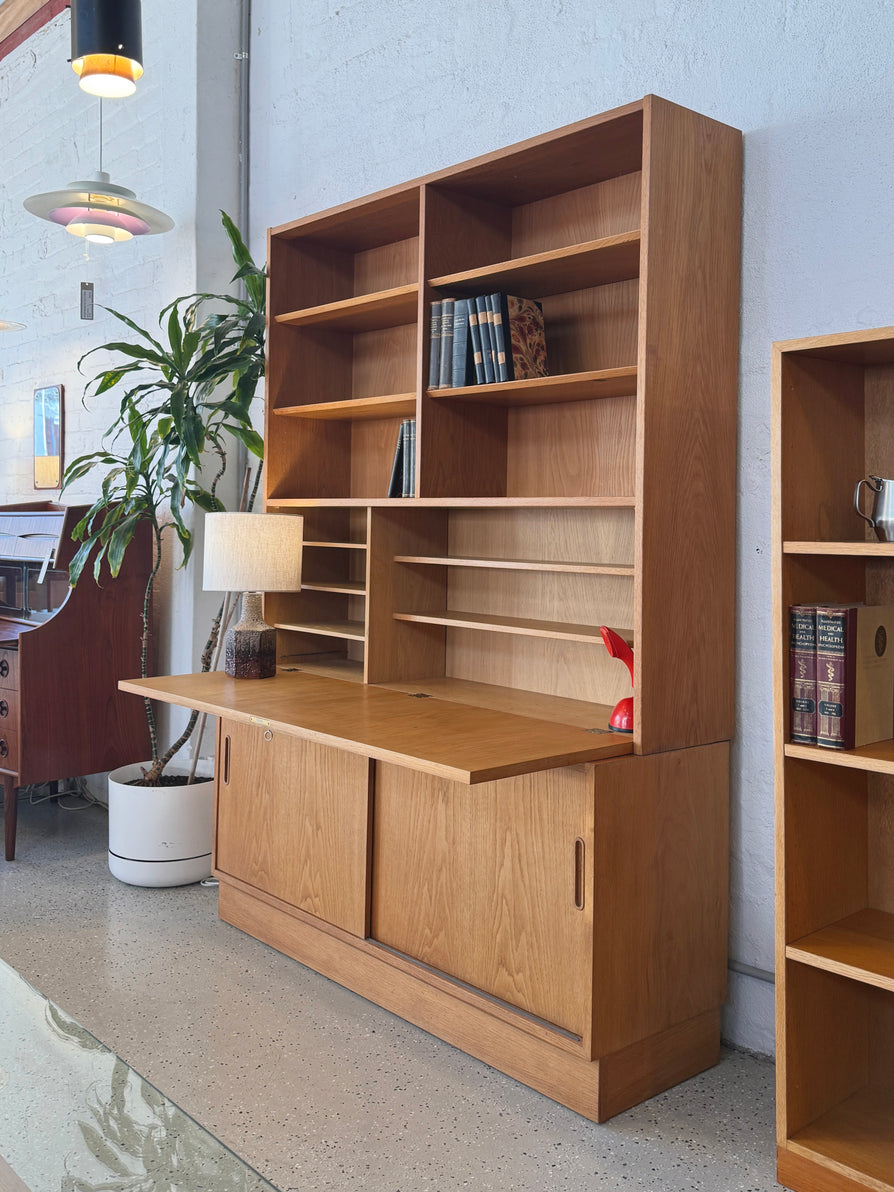 Carlo Jensen for Hundevad Bookcase / Desk in Oak
