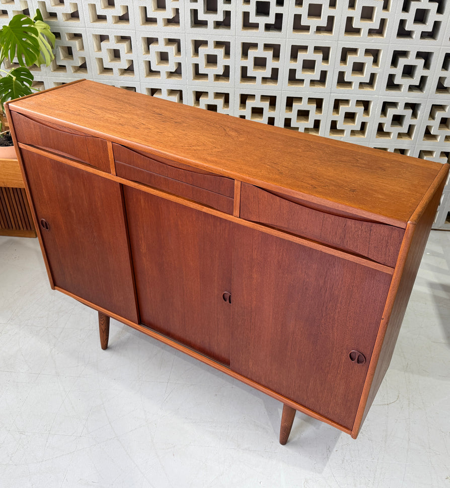 Danish Highboard in Teak