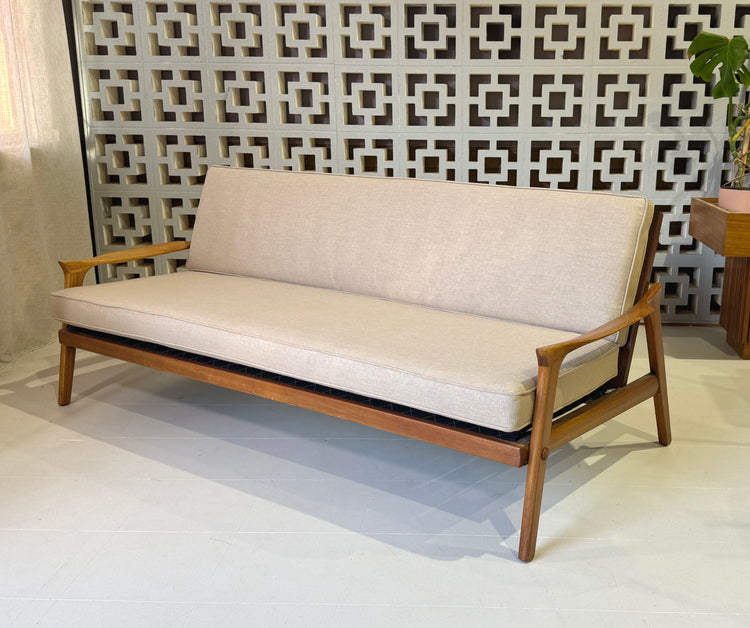 Danish Deluxe Inga Sofa / Daybed in New Fabric