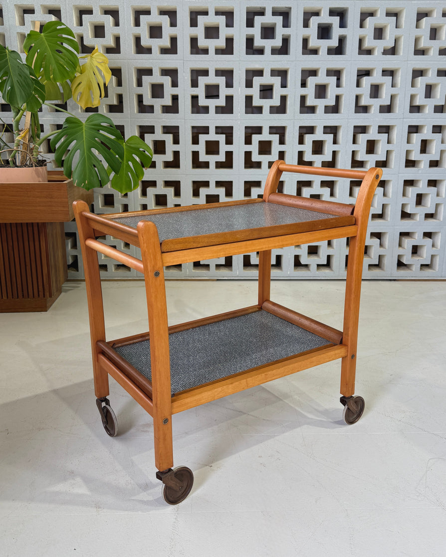 Mid-Century Mobile Drinks Trolley