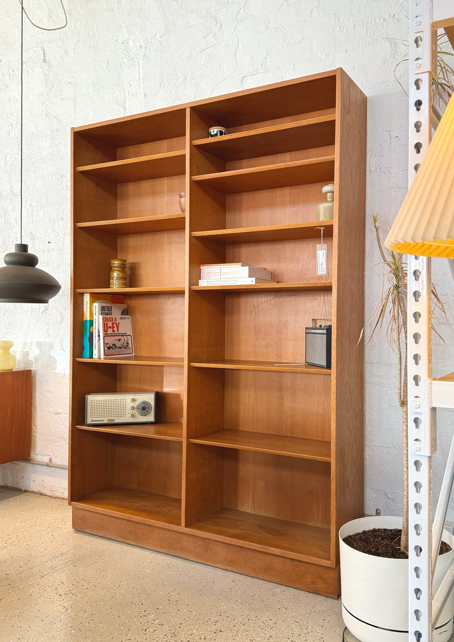Large Carlo Jensen for Hundevad Bookcase in Oak
