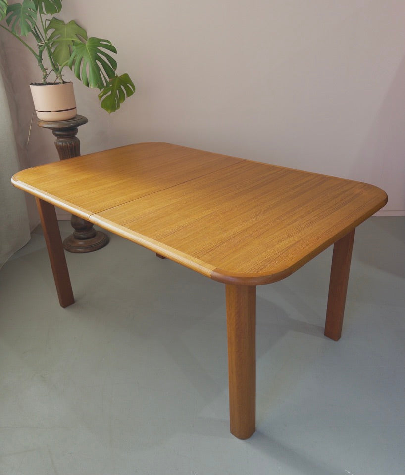 Danish Deluxe 1980s Extension Dining Table in Teak