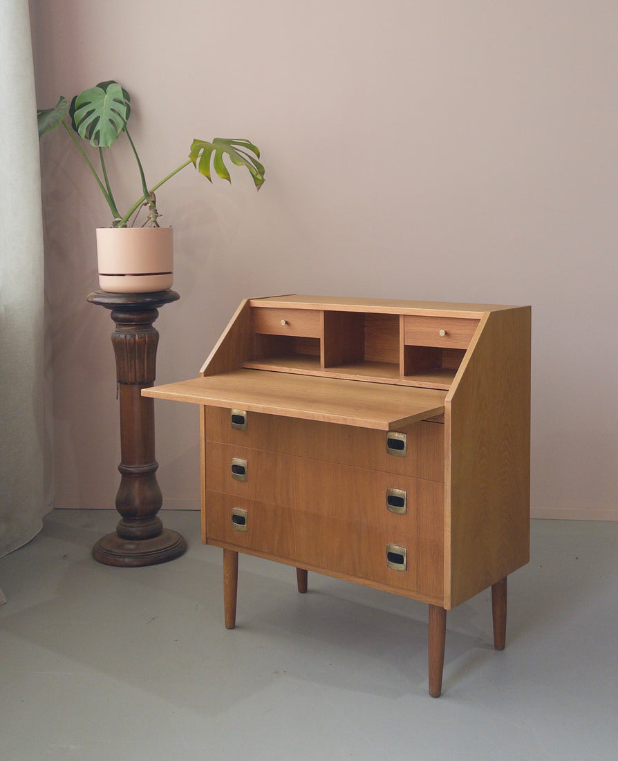 Swedish Bureau / Secretaire in European Oak