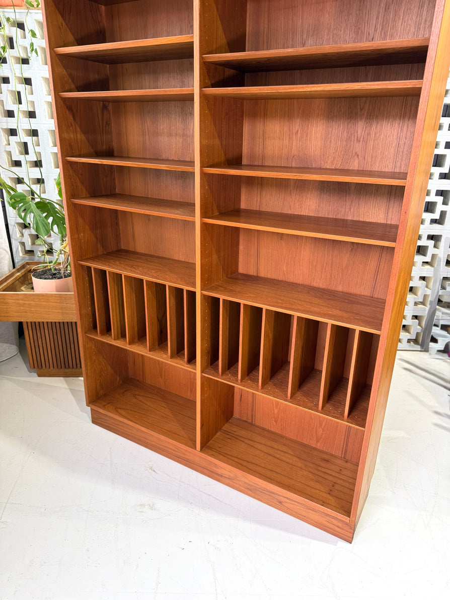 Large Carlo Jensen for Hundevad Bookcase in Teak