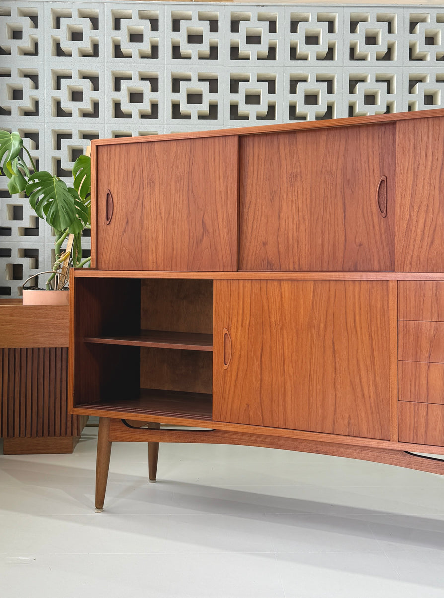 Danish Highboard in Teak