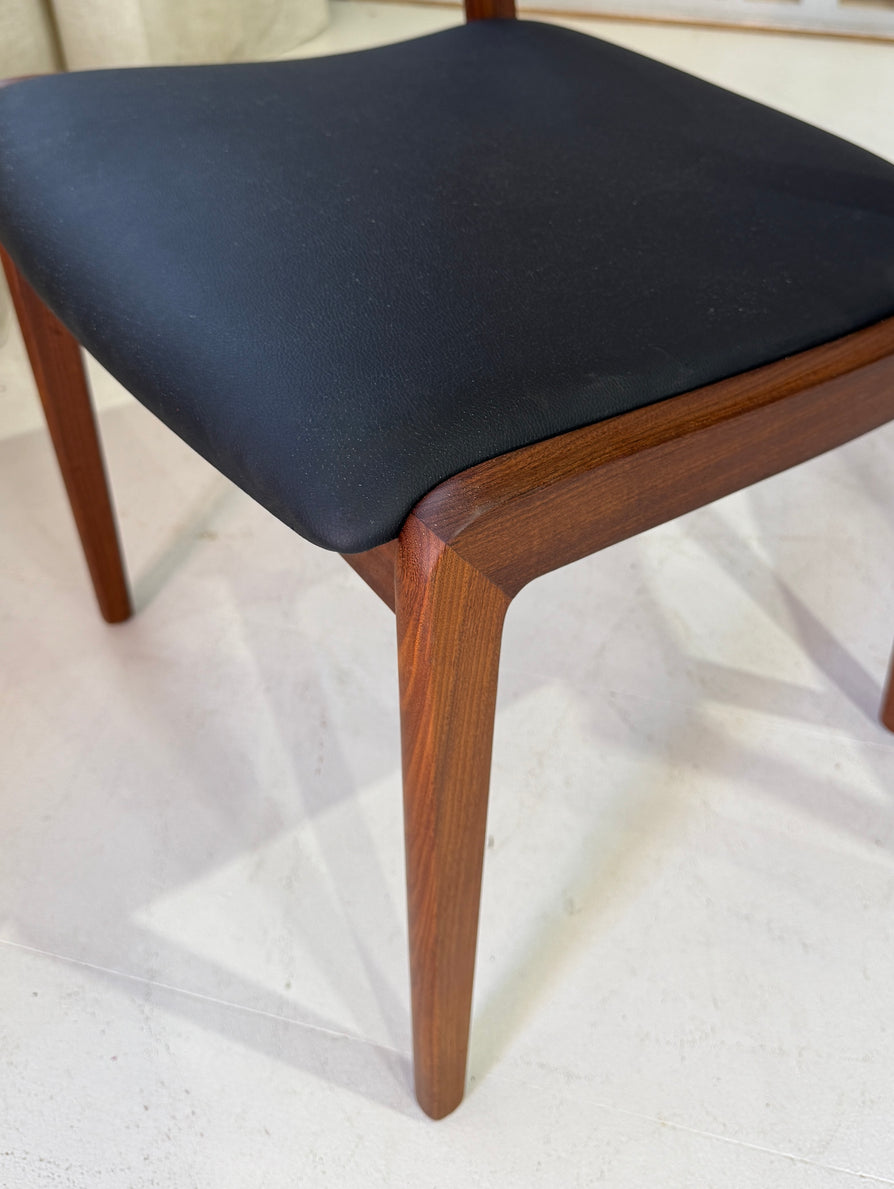 Set of Four Danish Dining Chairs in Teak