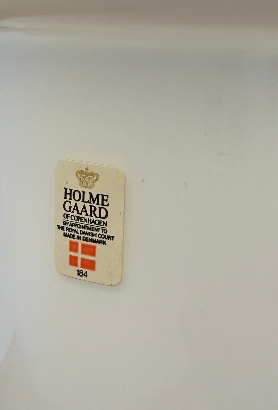 Holmegaard Table Lamp in White Glass