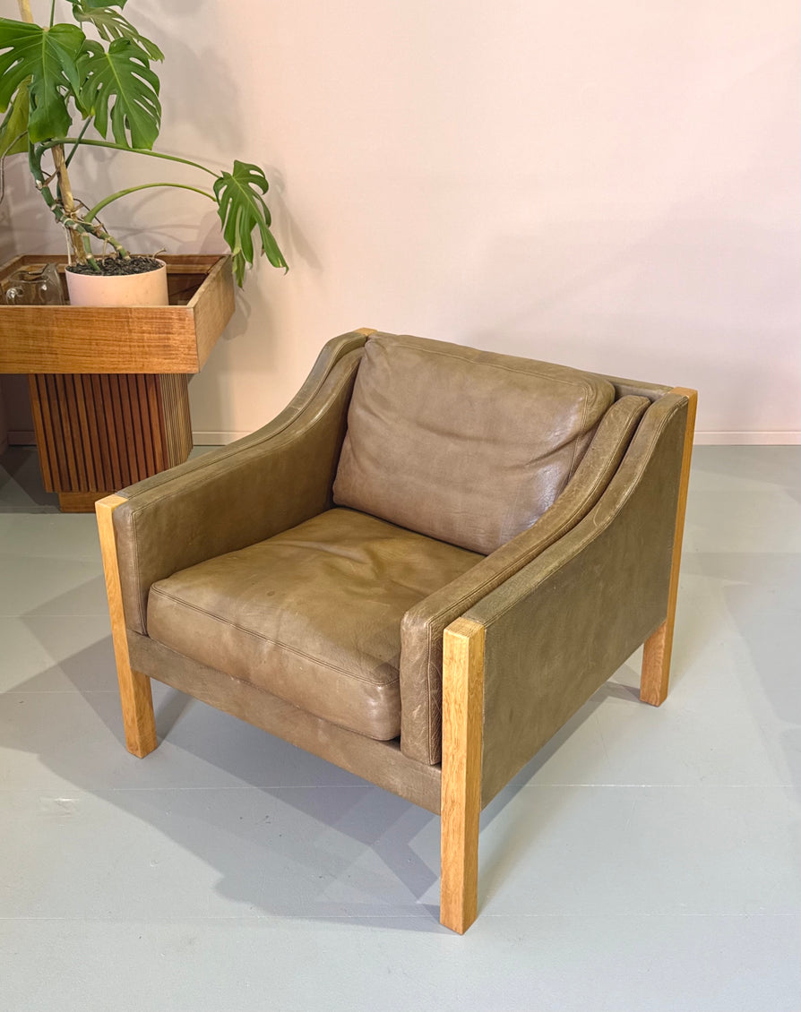 Erik Jorgensen Lounge Chair in Leather
