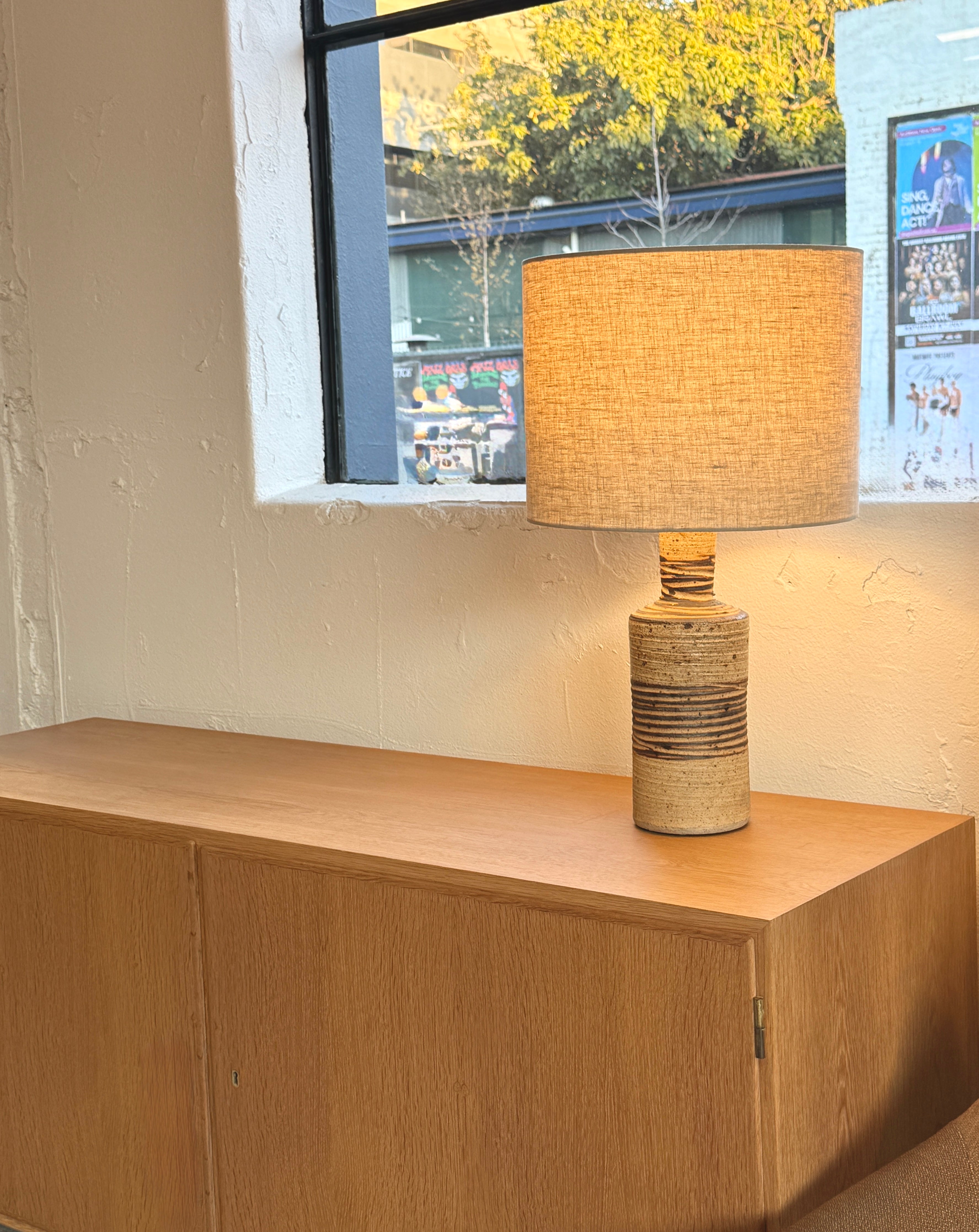 Large Tue Poulsen Stoneware Table Lamp – Grandfather's Axe