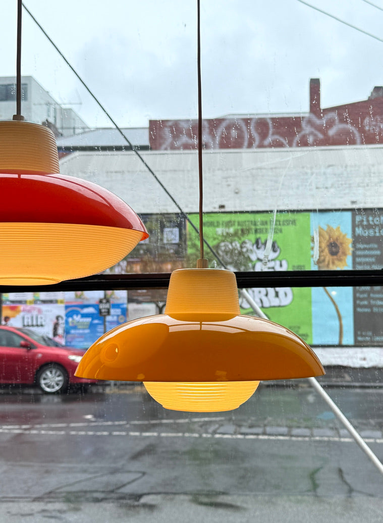 Mid-Century Pendant in Mustard