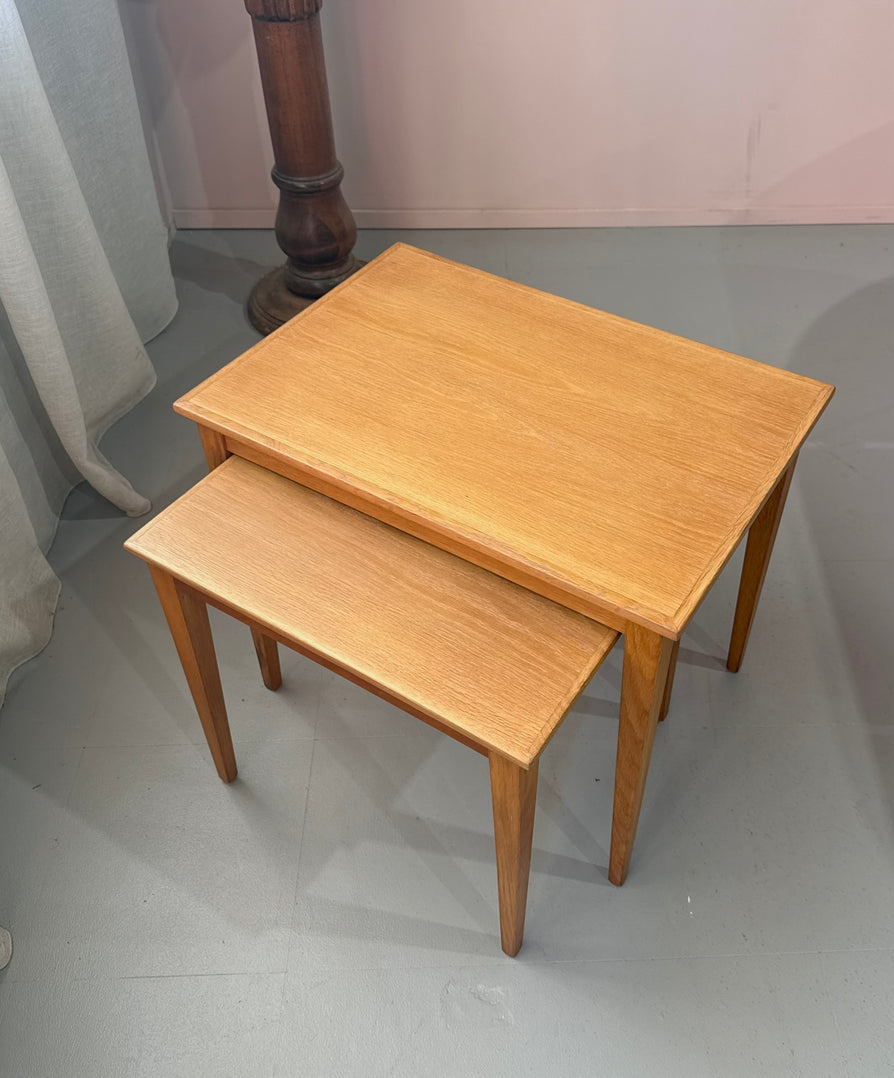 Danish Nest of Tables in Oak