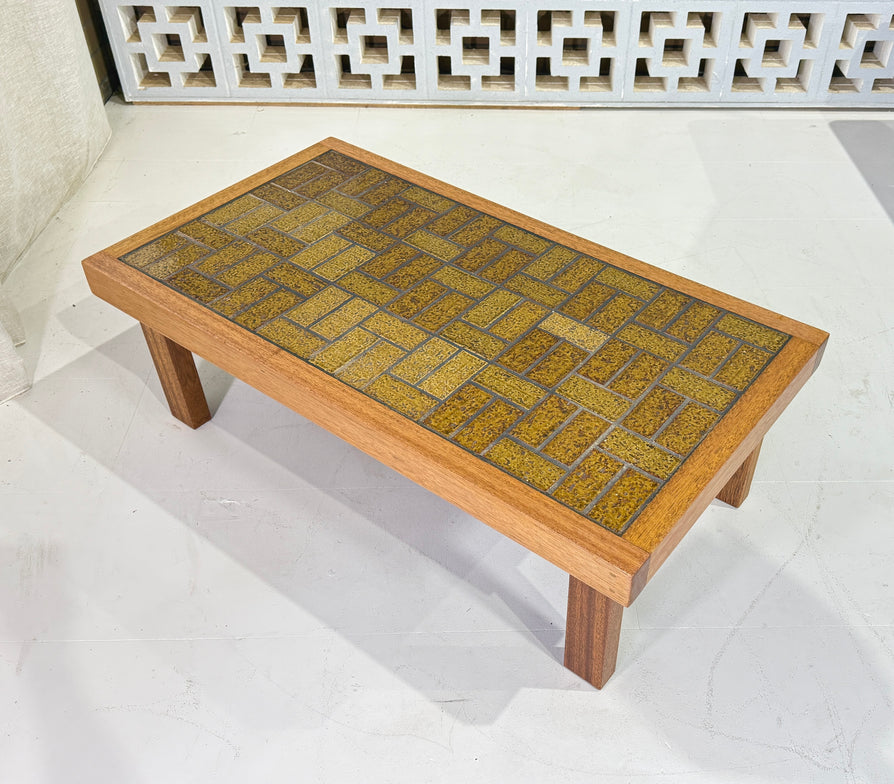1970s Tile Top Coffee Table