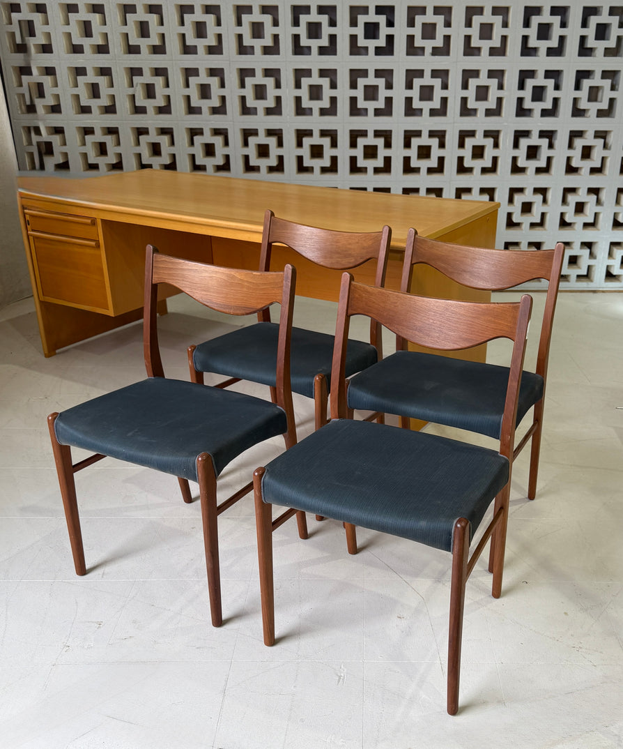 Four Arne Wahl Iverson Dining Chairs