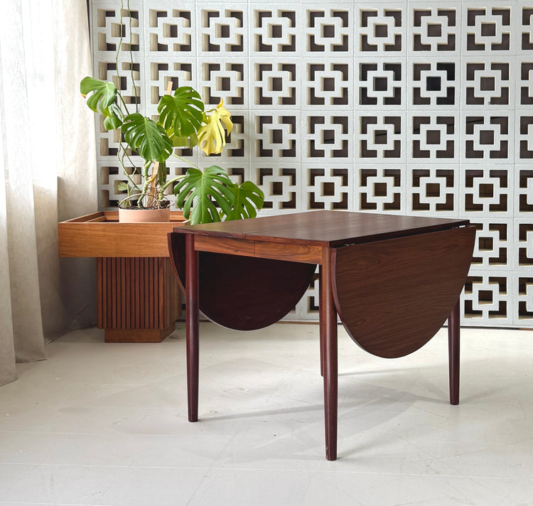 Danish Extension Dining Table in Rosewood