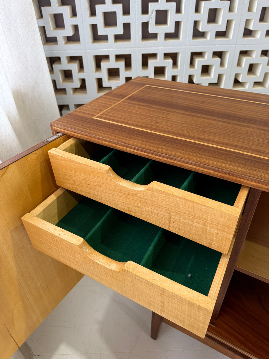 Mid-Century Sideboard with Inlaid Detail
