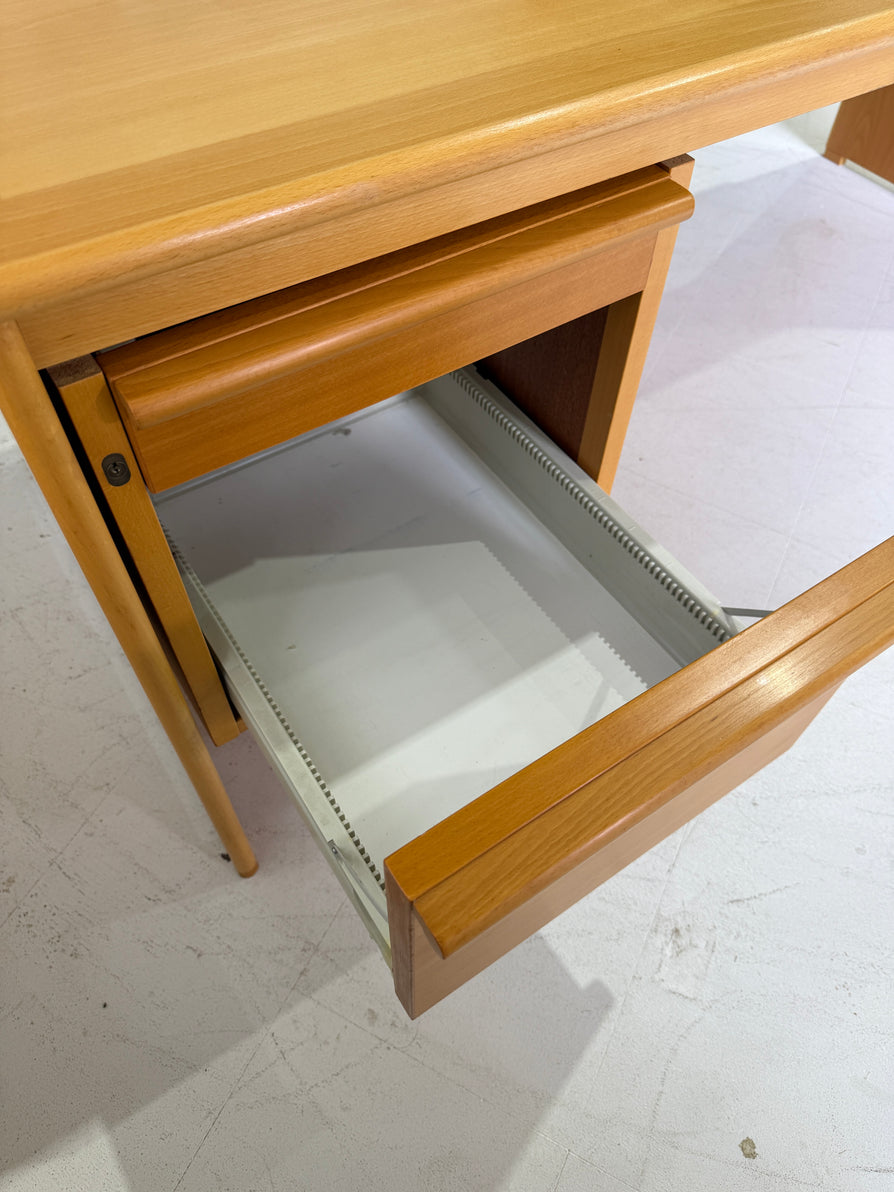 Swedish Executive Desk in Beechwood