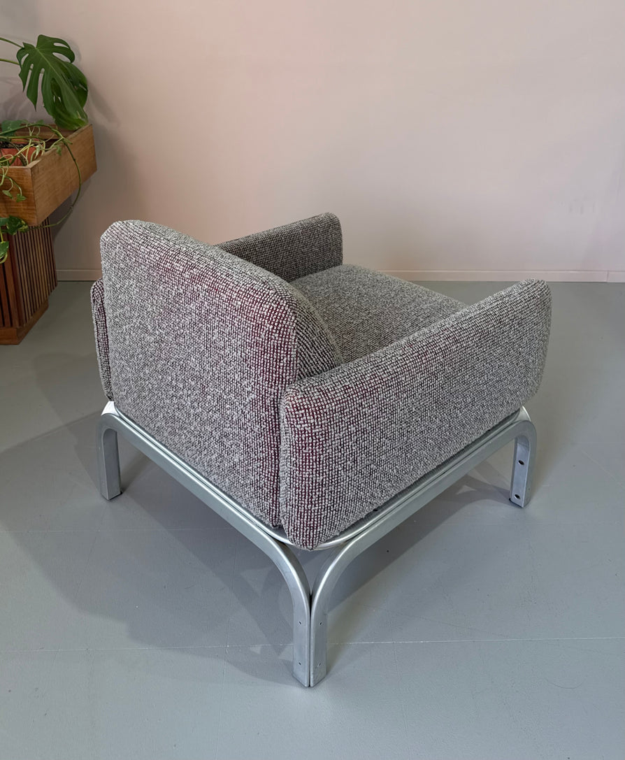 Jørn Utzon “New Angle” Lounge Chair in New Wool