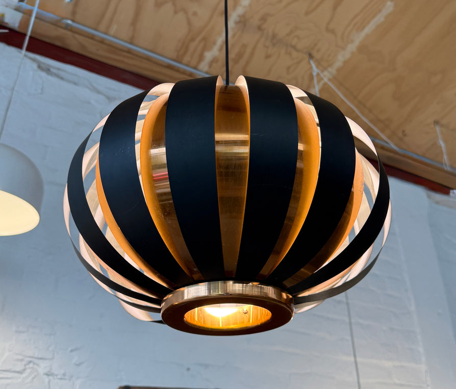 Werner Schou “Moon” Pendant in Copper & Black Metal