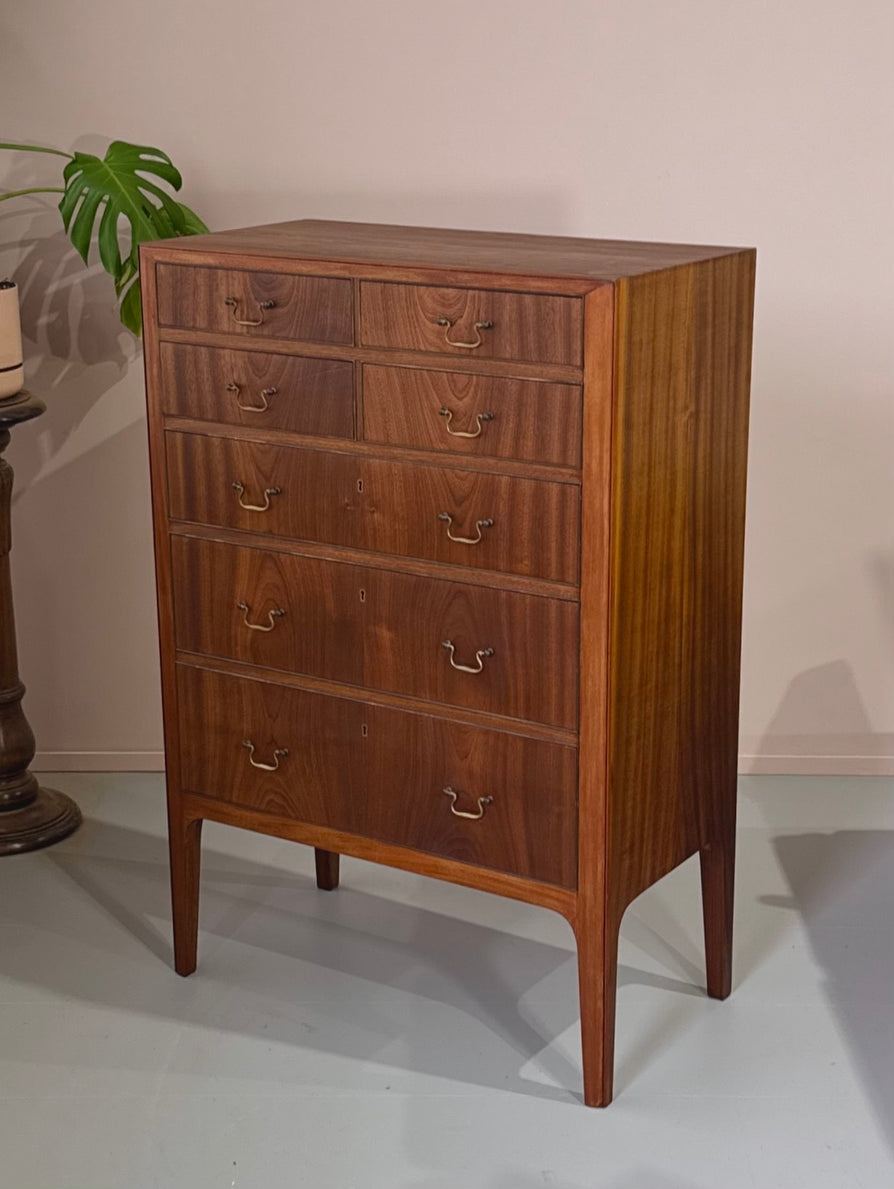 Jacob Kjær Chest of Drawers in Cuban Mahogany