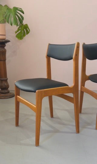 Four Erik Buch Dining Chairs in Oak