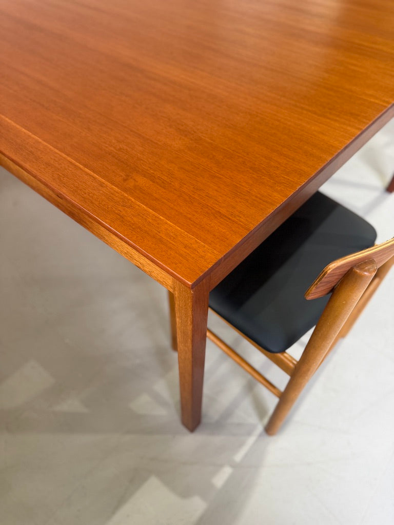 Large Square Danish Dining Table in Teak