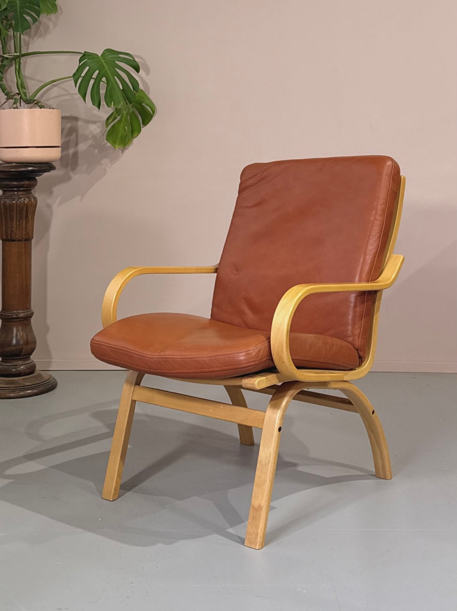 Danish Bentwood Lounge Chair