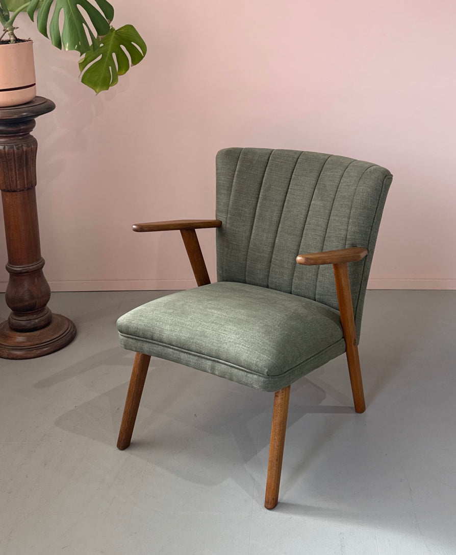 Danish Cocktail Chair in New Fabric