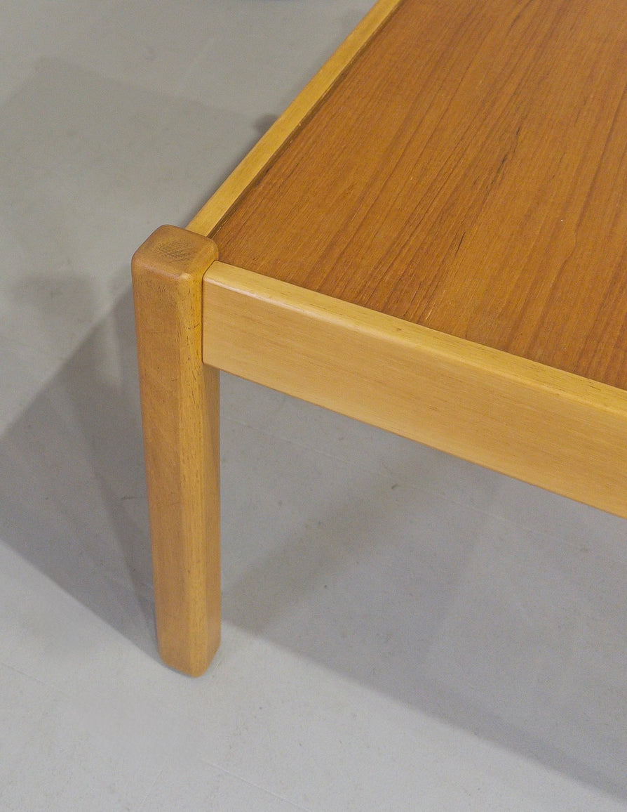 Danish Corner Table in Teak & Beech