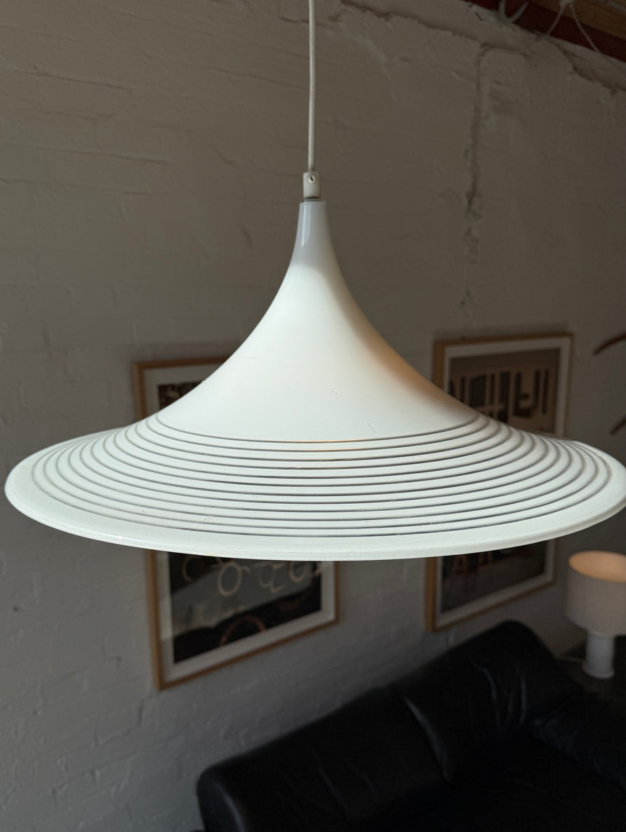 Meblo Guzzini "Trumpet" Pendant in Lucite