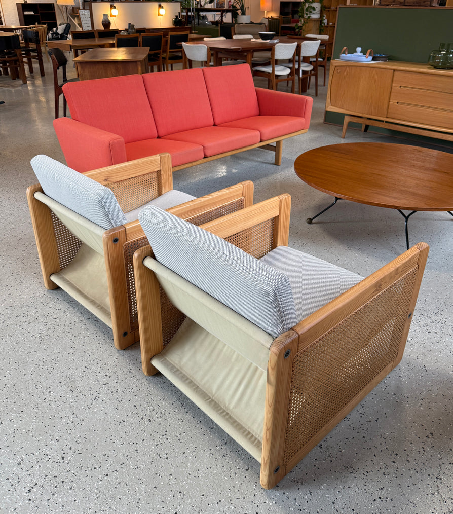 Pair Of 1970s Lounge Chairs By Evoluzione