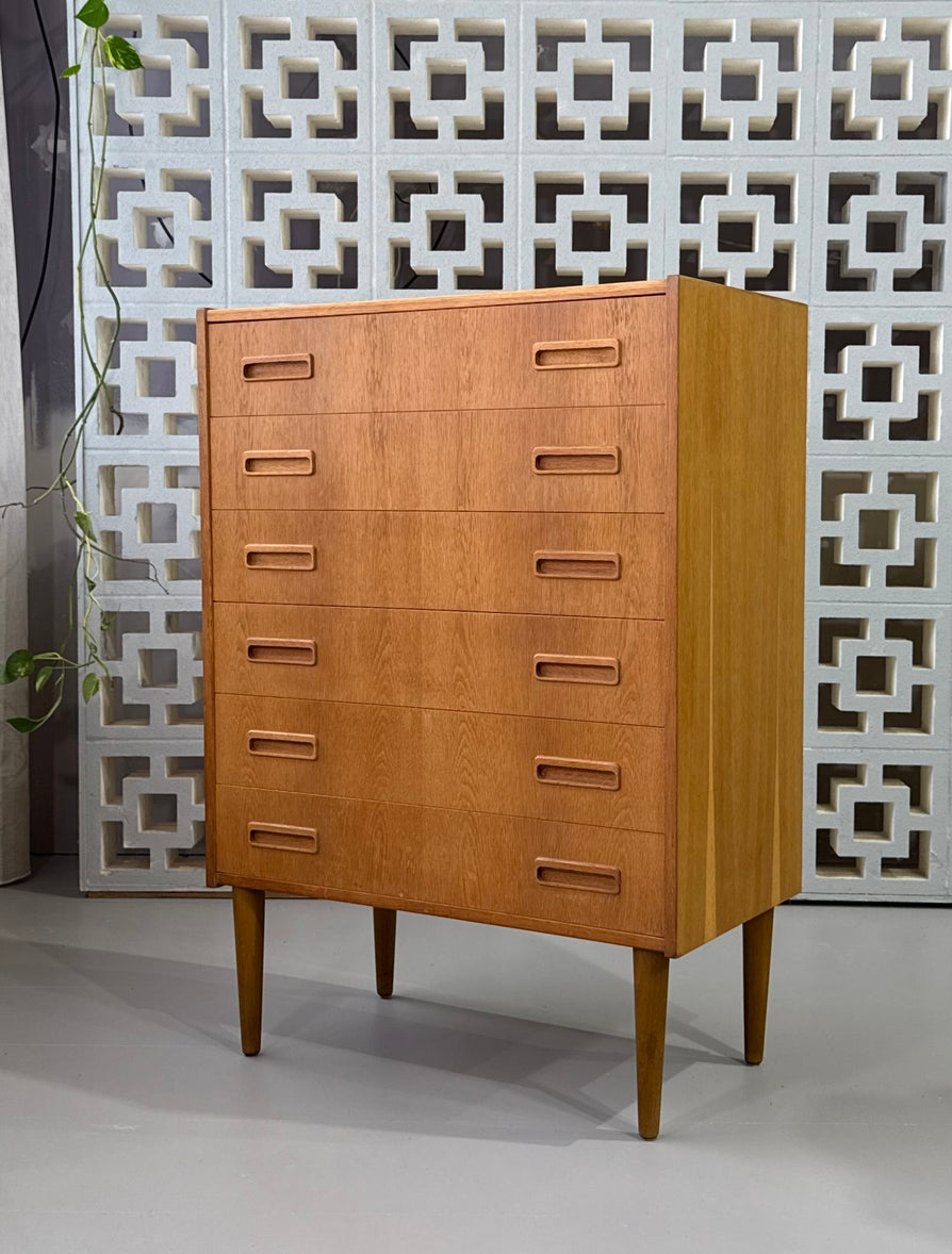 Danish Tallboy in Oak
